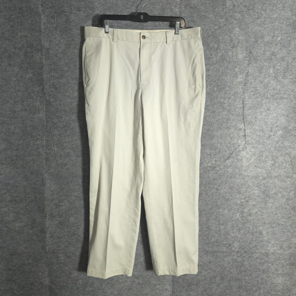 Brooks Brothers Pants Men 36x32 Khaki Advantage Chino Clark Cotton Trouser Solid